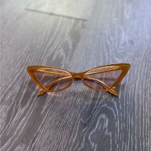 GUCCI Orange Cat-Eye Sunglasses